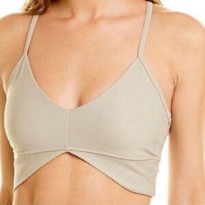 NWT Good American Angeled Rib Crop Top